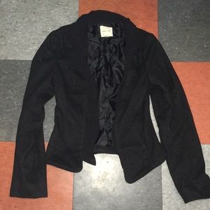 Silence and noise shimmering black blazer